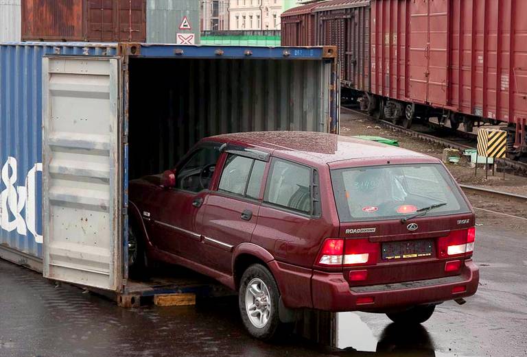 Перевезти жд контейнером авто цена из Перми в Тихорецк